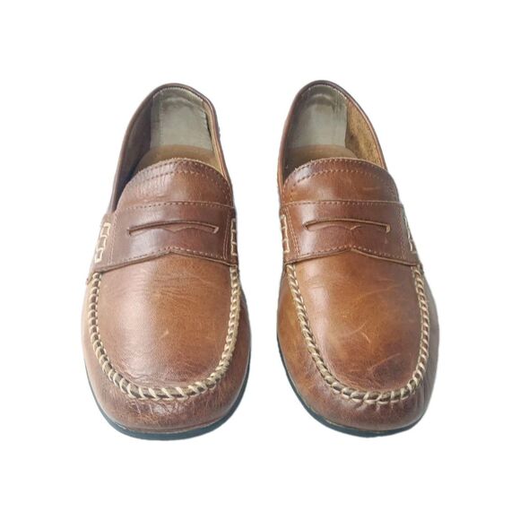 Frye Leather Penny Loafers Men\'s Size 9.5 Brown main image 5